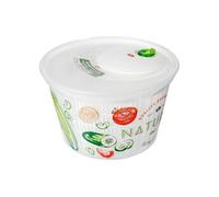 Snips, Essoreuse à Salade Ulaop, Essoreuse à Salade Sécheuse Laveuse 4 LT, Coleur Blanche avec décoration, Made in Italy