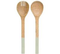 Lot de 2 Couverts à Salade en Bois ""Inaya"" 30cm Vert
