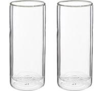 Secret de Gourmet - Lot de 2 Mugs Double Paroi Cleo 35cl Transparent Transparent