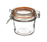 Paris Prix Bocaux à confiture Simply Smart - Lot de 3, joint silicone, fermeture à pince, 325 ml