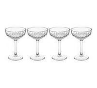 Secret de Gourmet - Lot de 4 Coupes de Champagne "Timeless" 25cl Transparent