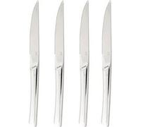 Secret de Gourmet - Lot de 4 Couteaux à Steak Olympe 22cm Argent Argent