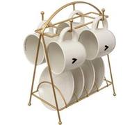 Sg secret de gourmet - Rack de 4 sachets 17cl "the floral" + untertassen