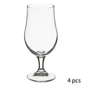 Secret de Gourmet Lot de 4 Verres à Bière à Pied 37 cl