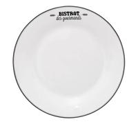 Secret de Gourmet - Lot de 6 Assiettes à Dessert Bistrot 20cm Blanc