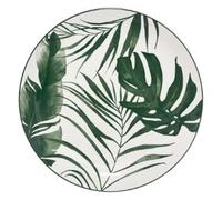 Secret de Gourmet - Lot de 6 Assiettes à Dessert "Palme" 19cm Vert