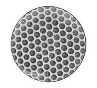 Secret de Gourmet - Lot de 6 Assiettes Creuses Bohemia Rond 20cm Noir