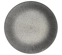 Secret de Gourmet - Lot de 6 Assiettes Plates Atelier 27cm Gris