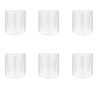 Secret de Gourmet - Tasse à café expresso en Verre Double Paroi 10 cl collection Dolci e forte