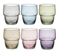 Secret de Gourmet - Lot de 6 Verres à Eau "Rodrig'eau" 28cl Multicolore Multicolore G