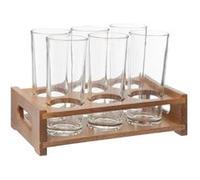 Secret de Gourmet - Lot de 6 Verres & Rack "Victor" 30cl Transparent Transparent G