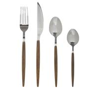 Secret de Gourmet - Ménagère 24 Pièces "Amazonie" 21cm Naturel
