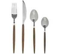 Ménagère 24 Pièces - Secret de Gourmet - Amazonie - Acier inoxydable - Naturel - Compatible lave-vaisselle
