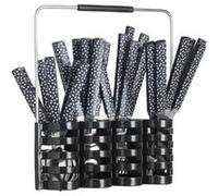 Secret de Gourmet - Ménagère 24 Pièces Avec Rack "Géo" 24cm Noir Noir G