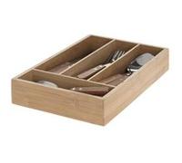 Secret de Gourmet - Ménagère 24 Pièces & Bac "Cadence" 30cm Naturel Beige G