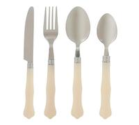 Secret de Gourmet - Ménagère 24 Pièces Design "Belli" 21cm Ivoire