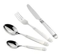 Secret de Gourmet - Ménagère 24 Pièces en Inox "Sacha" 24cm Argent Gris