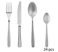 Secret de Gourmet - Ménagère 24 pièces Flora - Inox