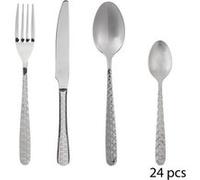 Secret de Gourmet - Ménagère 24 pièces Flora - Inox Argent G