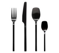 Secret de Gourmet - Ménagère 24 Pièces "Modern Wood" 27cm Noir