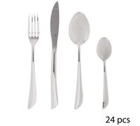 Secret de Gourmet - Ménagère 24 pièces Serrat - Inox