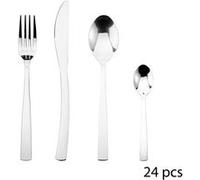 Secret de Gourmet - Ménagère de 24 pièces Olympe - Inox Gris G