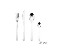 Secret de Gourmet Set de couverts Olympe en acier inoxydable, 24 pièces