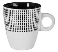 Secret de Gourmet - Mug design pointillé Ethnik - 190 ml - Blanc - Ethnik Blanc