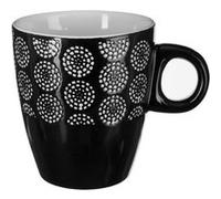 Secret de Gourmet - Mug design soleil Ethnik - 190 ml - Noir - Ethnik Noir