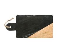 Secret de Gourmet - Planche à Découper en Marbre "Geom" 30cm Noir