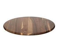 Secret de Gourmet - Plat de présentation tournant Acacia 50 cm Marron
