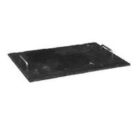 Secret de Gourmet - Plateau de Présentation "Ardoise" 40cm Gris Gris G