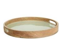 Plateau de Service en Bois "Inaya" 38cm Vert