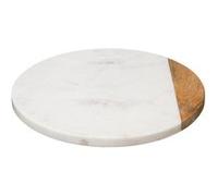 Secret de Gourmet - Plateau tournant Design "Geom" 30 cm Blanc