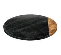 Secret de Gourmet - Plateau Tournant Design "Geom" 30cm Noir Noir G