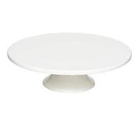 Secret de Gourmet - Présentoir à Gâteaux en Céramique "Nora" 28cm Blanc Blanc