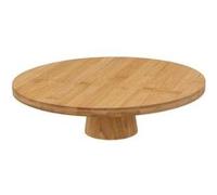 Secret de Gourmet - Présentoir à Gâteaux Rond "Bambou" 28cm Beige