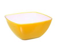 Secret de gourmet - Saladier Carré Jaune 25 x 25 cm