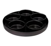 Secret de Gourmet - Service Apéritif 6 Pièces "Astra" 34cm Noir G
