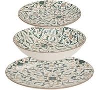 Secret de Gourmet - Service de Table 12 Pièces "Gaëlle" 26cm Multicolore Multicolore