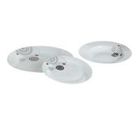 Secret de Gourmet - Service de Table 18 Pièces "Instant" 27cm Blanc Blanc G