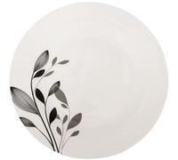 - Service de Table 18 Pièces "Lila" 26cm Blanc & Noir