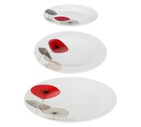 Secret de Gourmet - Service de Table 18 Pièces "Osara" 26cm Blanc