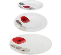 Secret de Gourmet - Service de Table 18 Pièces "Osara" 27cm Blanc Blanc G