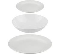 Secret de Gourmet – Service de table Colorama blanc – 18 pièces