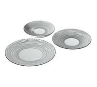 Service de table 18 pièces "lunis" 27cm noir & blanc https://www.fnac.com/mp48811852/Service-de-table-18-pieces-lunis-27cm-noir-et-blanc/w-4?oref=d48156bc-4c01-2aa6-4e55-b73abfd88fba