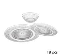 Secret de Gourmet - Service vaisselle 18 pièces RENAISSANCE - Transparent