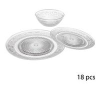 Secret de Gourmet - Service vaisselle 18 pièces RENAISSANCE - Transparent