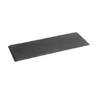 Lot de 6 Assiettes Longues "Ardoise" 30cm Gris