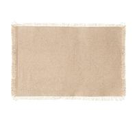 SECRET DE GOURMET Tapis à Assiette en Coton MAHA, 45 x 30 cm, Couleur:Beige